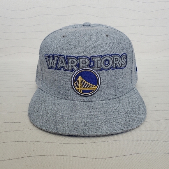 NEW NBA Ultra Game Golden State Warriors Adjustable Snapback Hat Gray Blue - Picture 1 of 7